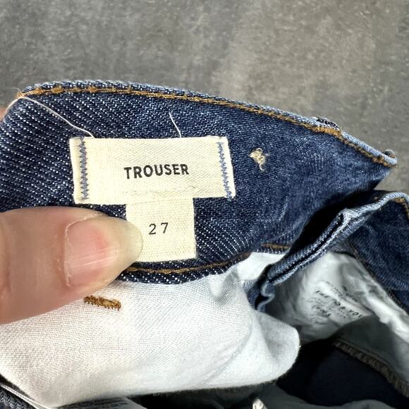 Madewell Harlow Wide Leg Jeans Trousers Womens 27 Clean Girl - Picture 8 of 9